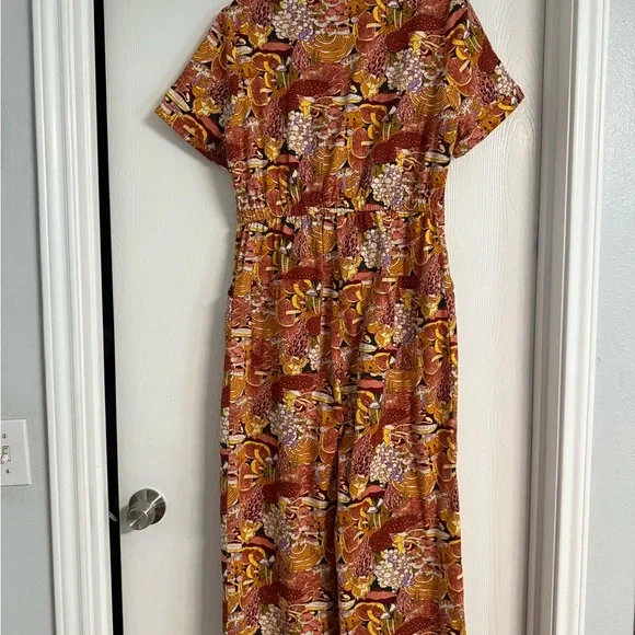 Lucy & Yak Ragan mushroom jumpsuit US 10 - Picture 6 of 10